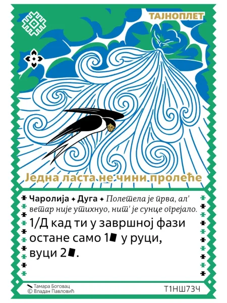 Т1НШ73 Једна ласта не чини пролеће